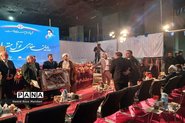 مراسم پایان حفاری تونل مترو اسلامشهر