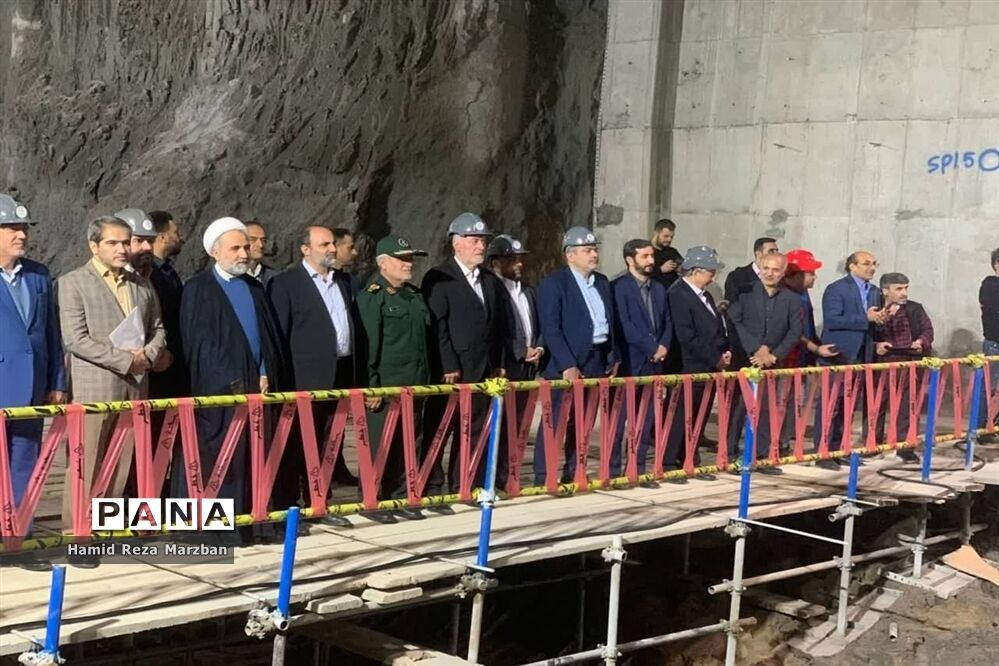 مراسم پایان حفاری تونل مترو اسلامشهر