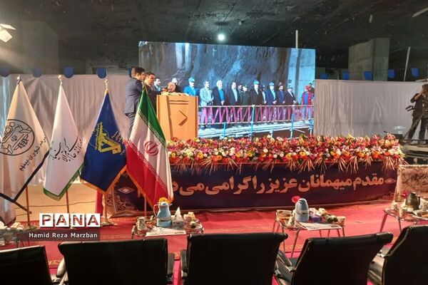 مراسم پایان حفاری تونل مترو اسلامشهر
