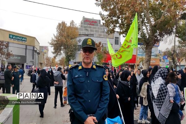 راهپیمایی مردم شهرستان شیروان در حمایت از مردم مظلوم فلسطین و محکومیت جنایت رژیم کودک کش اسرائیل