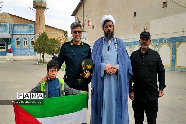 راهپیمایی مردم شهرستان شیروان در حمایت از مردم مظلوم فلسطین و محکومیت جنایت رژیم کودک کش اسرائیل