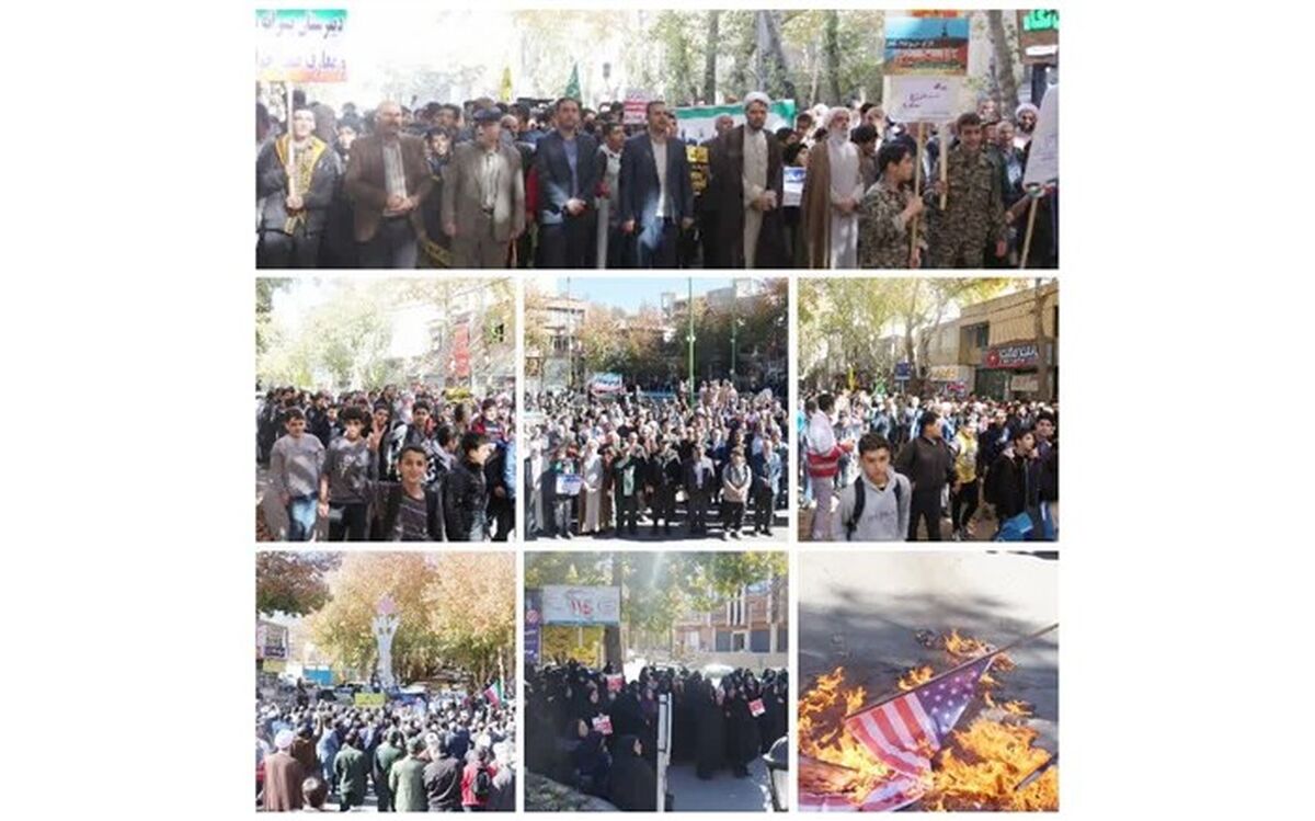خروش مردم خوانساز در محکومیت جنایات رژیم صهیونیستی بر مردم مظلوم غزه