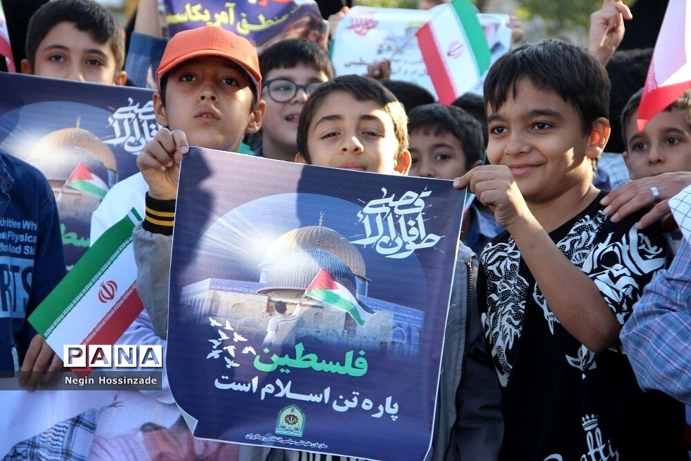 محکومیت جنایات رژیم  صهیونیستی دراجتماع مردم اسلامشهر