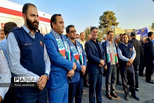 برگزاری تجمع و راهپیمایی حمایت از مردم غزه در شهرستان ورامین