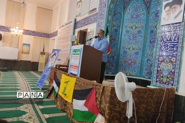 تجمع مردم ولایتمدار بوموسی در حمایت از کودکان مظلوم فلسطین