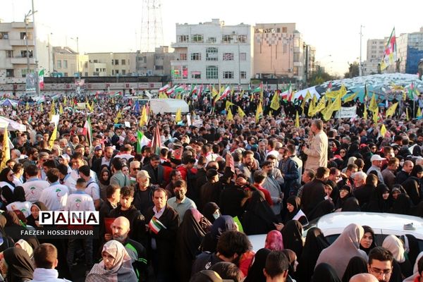 راهپیمایی در تهران برای حمایت از کودکان مظلوم غزه