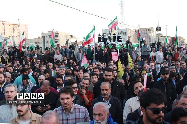 راهپیمایی در تهران برای حمایت از کودکان مظلوم غزه