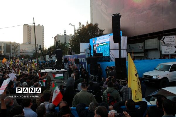 راهپیمایی در تهران برای حمایت از کودکان مظلوم غزه
