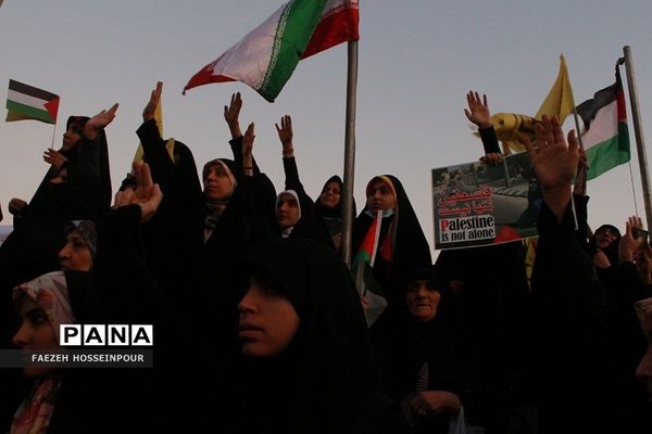 راهپیمایی در تهران برای حمایت از کودکان مظلوم غزه