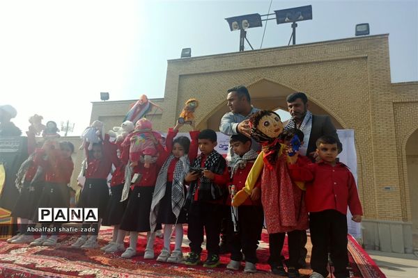 تجمع دانش‌آموزان و مردم بندر امام خمینی (ره) در حمایت از فلسطین