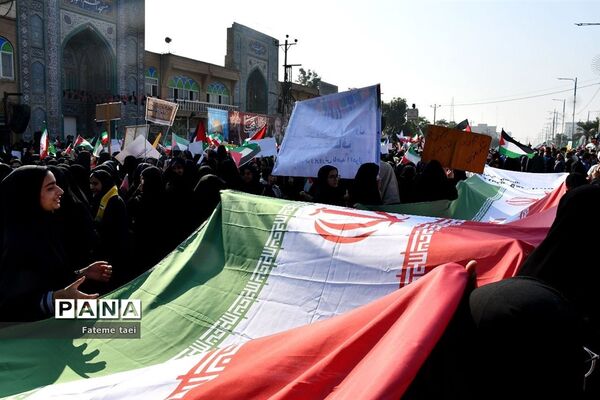 تجمع حمایت از کودکان فلسطینی در اهواز