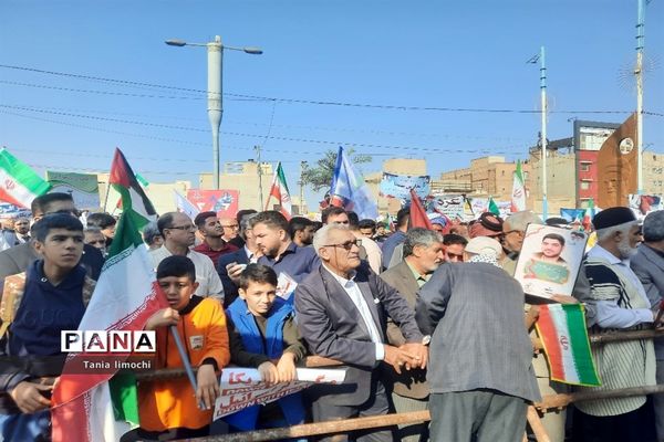 تجمع دانش‌آموزان اهوازی در حمایت از کودکان فلسطینی