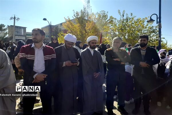 تجمع مردم قادراباد در دفاع از فلسطین و محکومیت جنایت های رژیم صهیونیستی