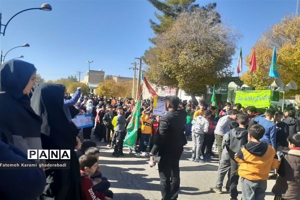 تجمع مردم قادراباد در دفاع از فلسطین و محکومیت جنایت های رژیم صهیونیستی