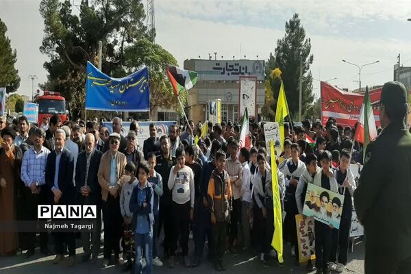 تجمع مردم شهرهای خراسان رضوی در حمایت از کودکان غزه