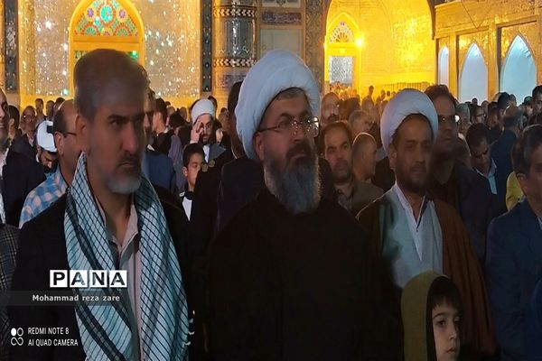 مراسم حمایت از مردم فلسطین در کاشمر