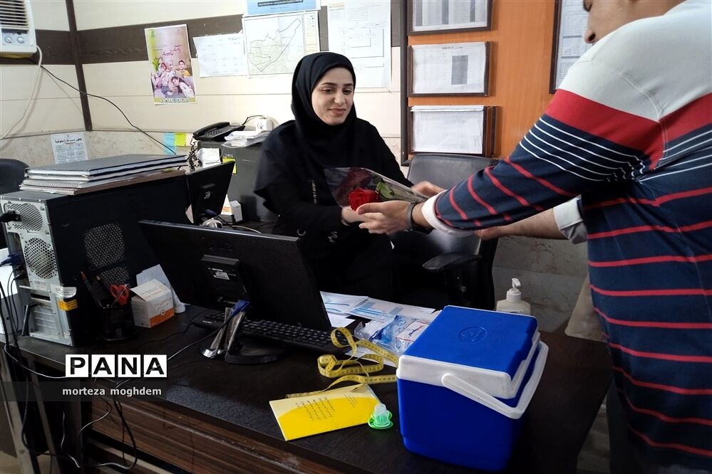 تقدیر از پرستاران شادگان توسط تشکیلات پیشتازان