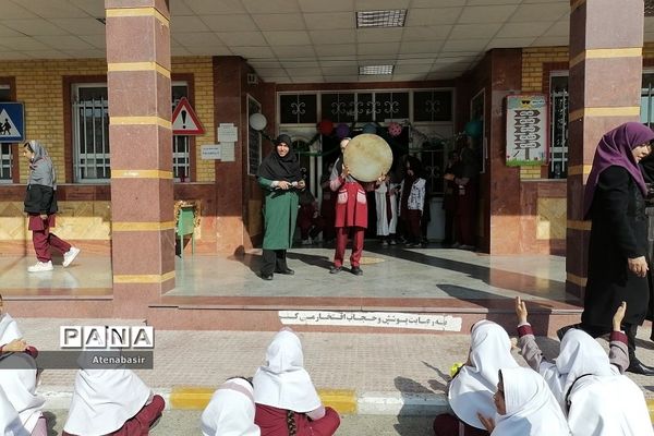 برگزاری مراسم ولادت حضرت زینب(س) در دبستان منتظر قائم ناحیه دو ری