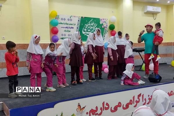 مراسم جشن سالروز میلاد حضرت زینب کبری (س) در مدرسه استثنایی کوشا بوشهر