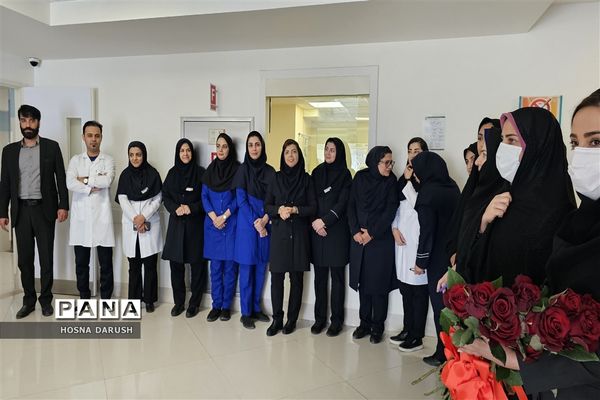 مراسم تقدیر از پرستاران بیمارستان ناظران