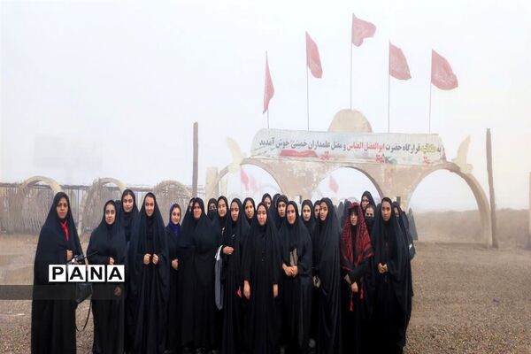 حس وحال دانش‌آموزان منطقه امامزاده در اردوی راهیان نور