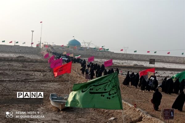 حس وحال دانش‌آموزان منطقه امامزاده در اردوی راهیان نور