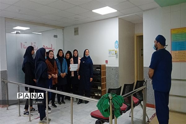 گرامیداشت ولادت حضرت زینب(س)و روز پرستار توسط دانش‌آموزان دبیرستان نسیبه