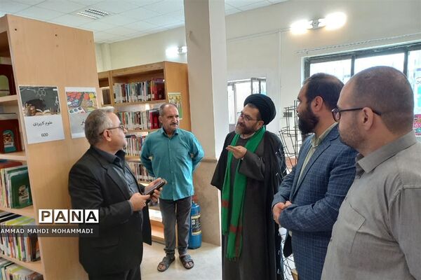 بازدید مسئولین منطقه‌ فشافویه از کتابخانه‌های عمومی فشافویه