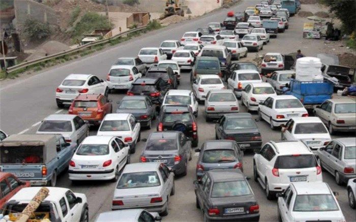 ترافیک سنگین در آزادراه قزوین- کرج و محور پاکدشت- تهران