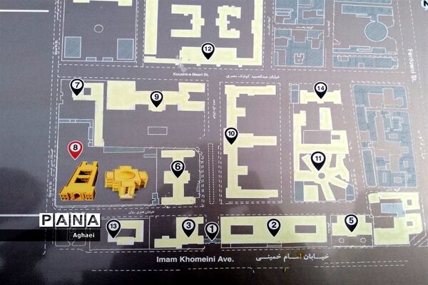 بازدید دانش‌آموزان علوم انسانی از موزه ایران باستان