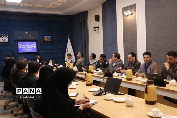 جلسه برنامه‌ریزی بیست و پنجمین مانور زلزله در اداره‌کل آموزش و پرورش خراسان رضوی