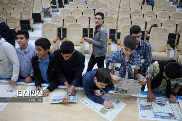 سومین روز از دوره آموزشی دانش‌آموز خبرنگاران اهواز