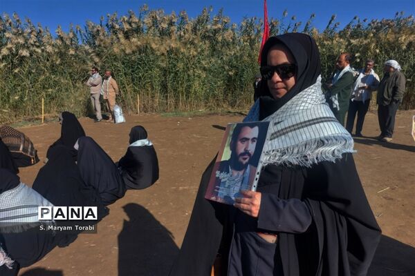 میزبانی شهدا در یادمان علقمه خرمشهر و قدمگاه شهدای غواص از نومعلمان فارس