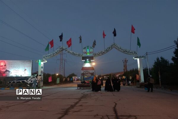 میزبانی شهدا در یادمان علقمه خرمشهر و قدمگاه شهدای غواص از نومعلمان فارس