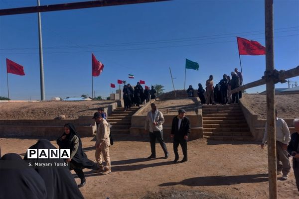 میزبانی شهدا در یادمان علقمه خرمشهر و قدمگاه شهدای غواص از نومعلمان فارس