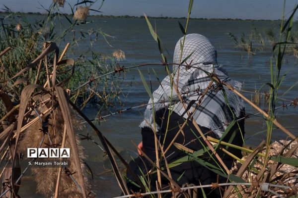 میزبانی شهدا در یادمان علقمه خرمشهر و قدمگاه شهدای غواص از نومعلمان فارس