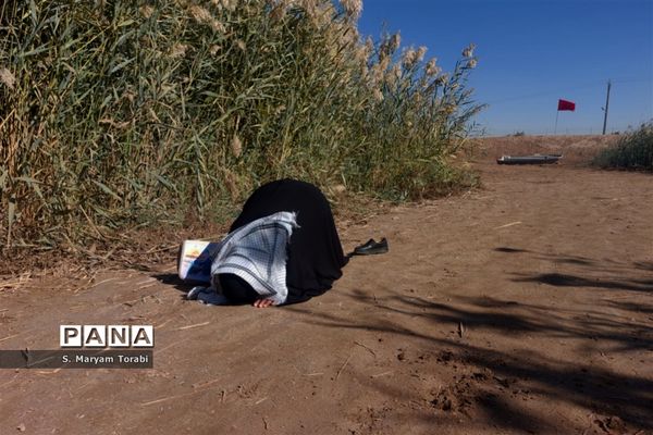 میزبانی شهدا در یادمان علقمه خرمشهر و قدمگاه شهدای غواص از نومعلمان فارس