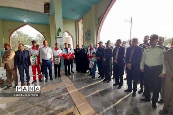 تجدید میثاق با شهدای شهر اهرم