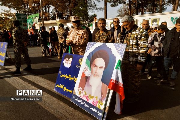 برگزاری همایش رزمایش اقتدار در شهرستان کاشمر