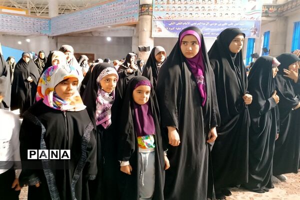 اجتماع بزرگ دختران حاج قاسم در محمودآباد
