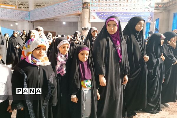اجتماع بزرگ دختران حاج قاسم در محمودآباد