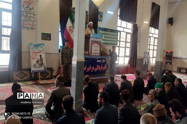 نمازجمعه شهرتیتکانلو درهفته بسیج