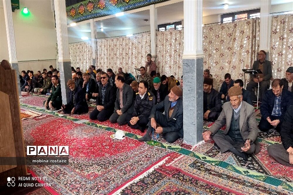 نمازجمعه شهرتیتکانلو درهفته بسیج