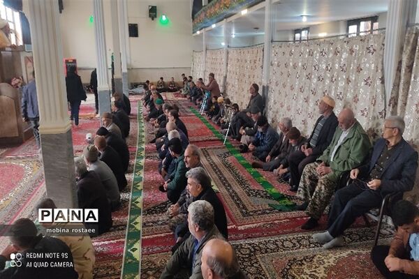 نمازجمعه شهرتیتکانلو درهفته بسیج