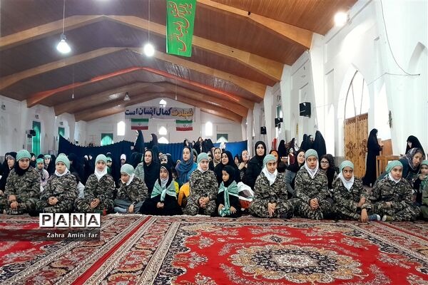 اجتماع دختران حاج قاسم  در نور