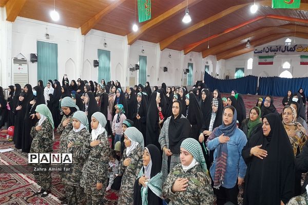 اجتماع دختران حاج قاسم  در نور