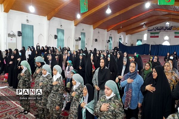 اجتماع دختران حاج قاسم  در نور