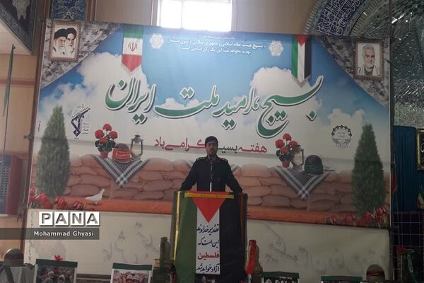 همایش بزرگ بسیجیان در شهرستان شیروان