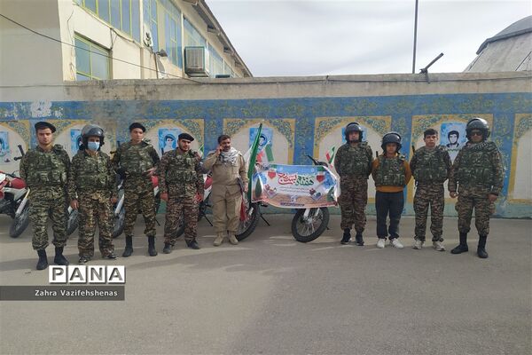 همایش بزرگ بسیجیان در شهرستان شیروان
