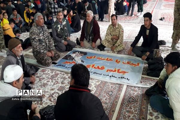 همایش بزرگ بسیجیان در شهرستان شیروان